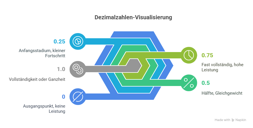 Dezimalzahl in Prozent umrechnen