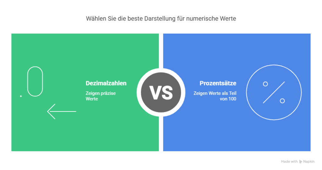 Dezimalzahl in Prozent