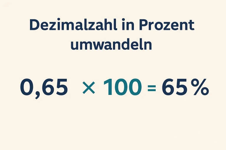 Dezimalzahl-in-Prozent-umwandeln